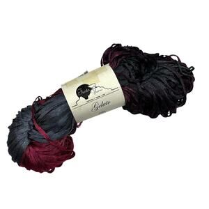 Fiesta Yarns Gelato 100% Rayon Ribbon Color G109 Burnished Red  262 Yards 3 oz.